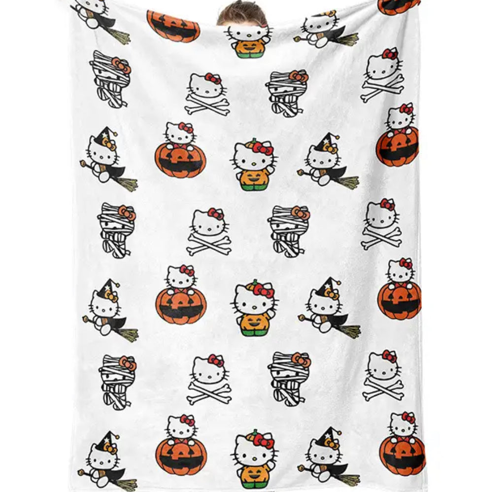 Hello Kitty Halloween Blanket hotsell