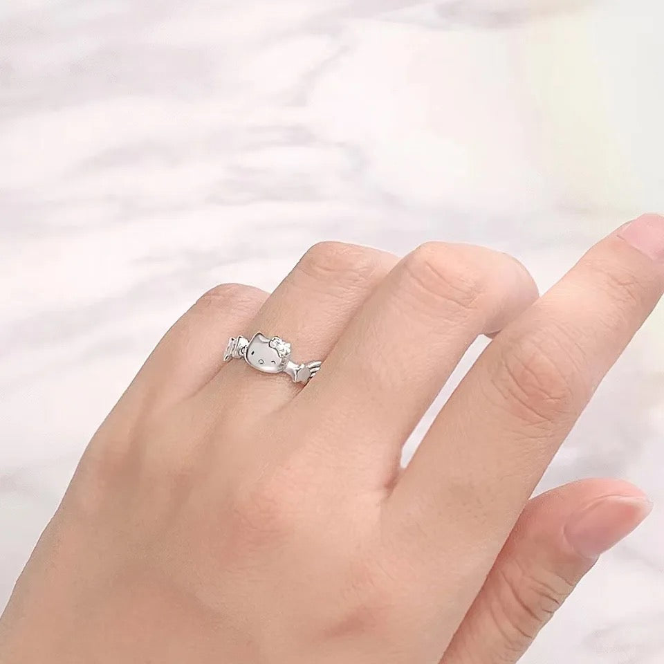 HK BOW ADJUSTABLE RING