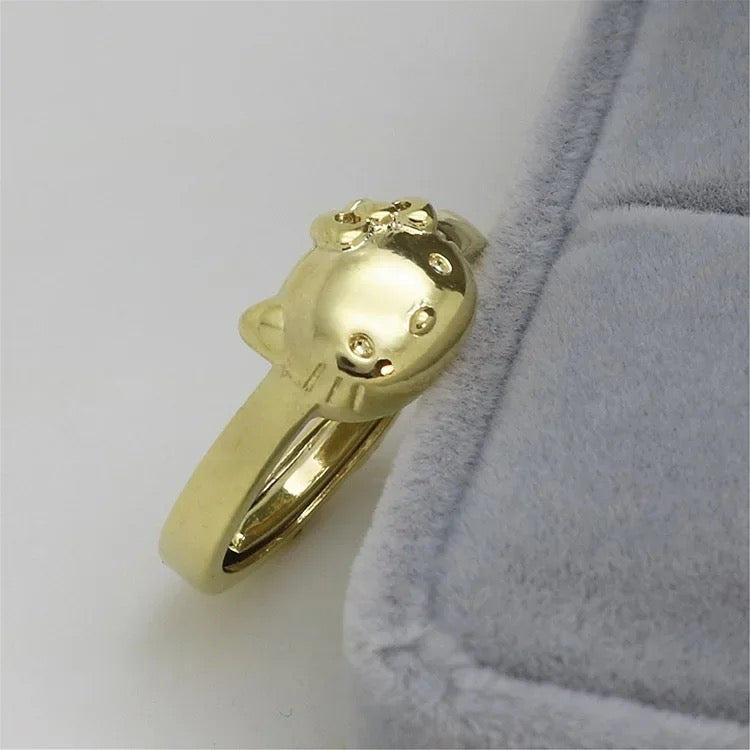 HK GOLD ADJUSTABLE RING