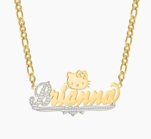 PERSONALISED NAME HK NECKLACE - SILVER, GOLD OR ROSE GOLD