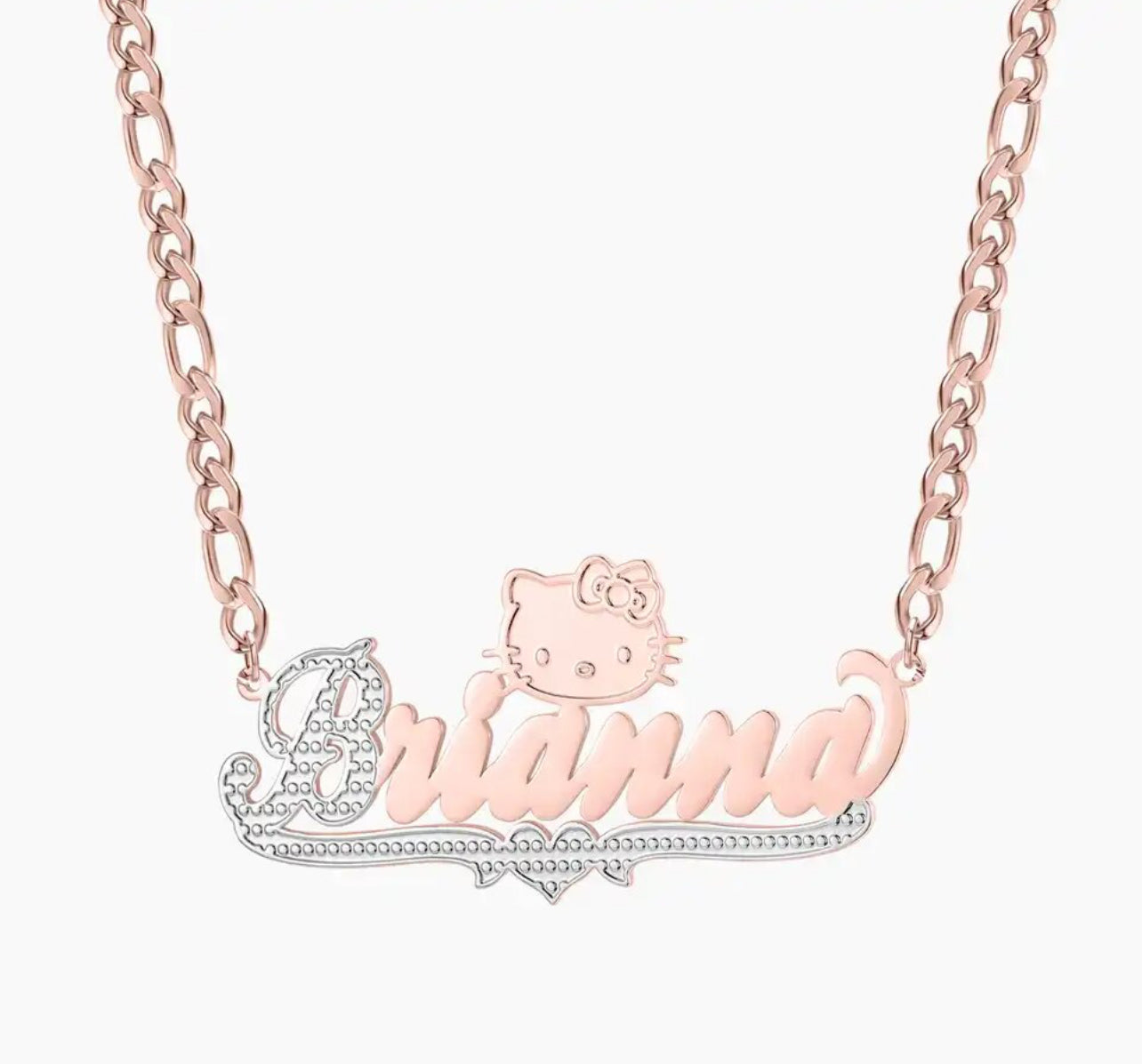 PERSONALISED NAME HK NECKLACE - SILVER, GOLD OR ROSE GOLD