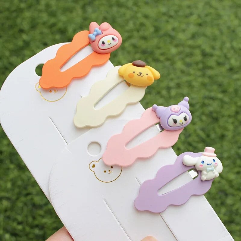 SAN 10pc HAIR CLIPS